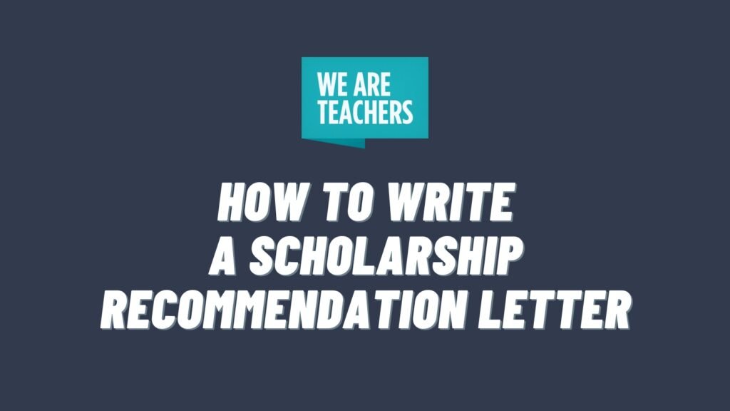 10 Free Scholarship Recommendation Letter Templates