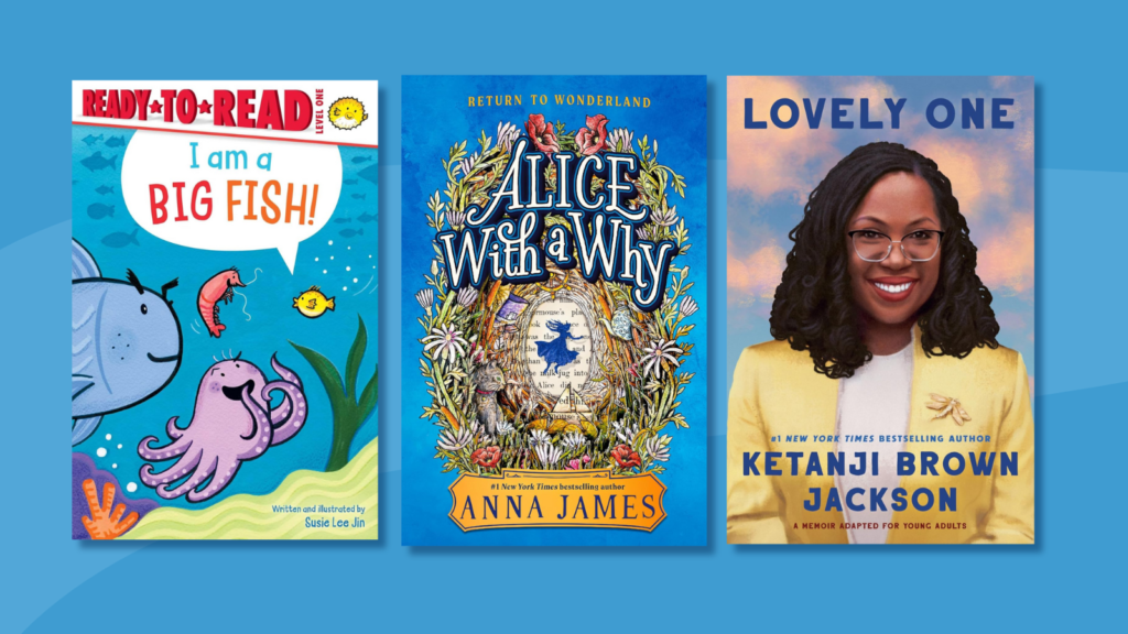 Three new books for January 2026: I Am a Big Fish, Alice With a Why, Lovely One