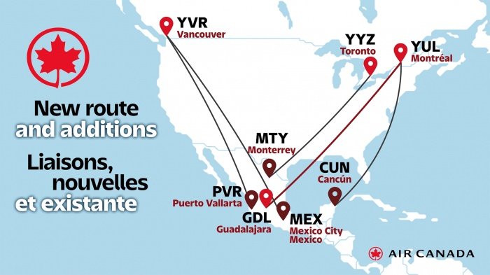 Air Canada Expands its Mexico Presence with New Montréal-Guadalajara Route | News Air Canada Expands its Mexico Presence with New Montréal-Guadalajara Route | News