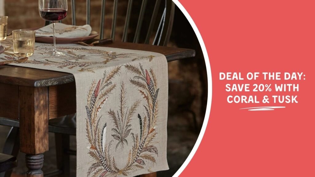 Deal of the Day: Save 20% With Coral & Tusk