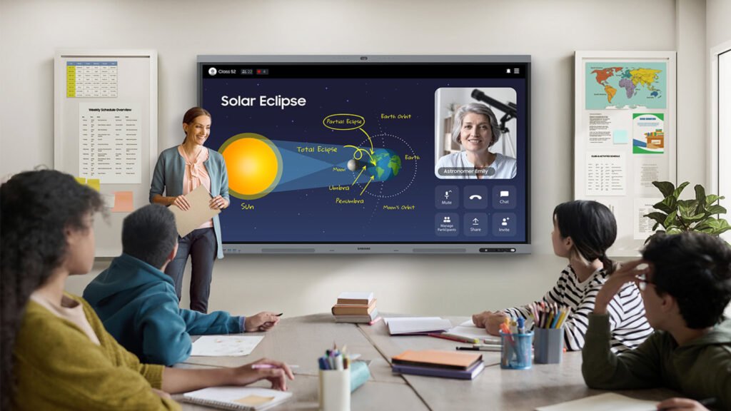 Samsung WAFX P AI Interactive Display classrooms