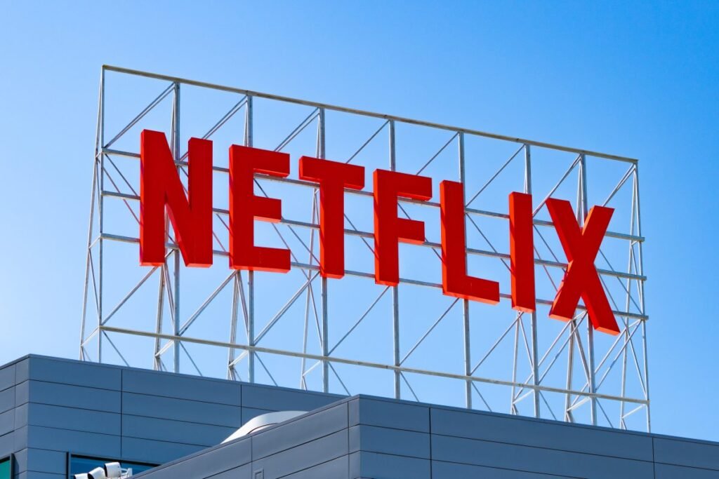 Why did Netflix back down from its deal to acquire Warner Bros.? General views of the Netflix Hollywood campus on Vine on April 19, 2022 in Hollywood, California.