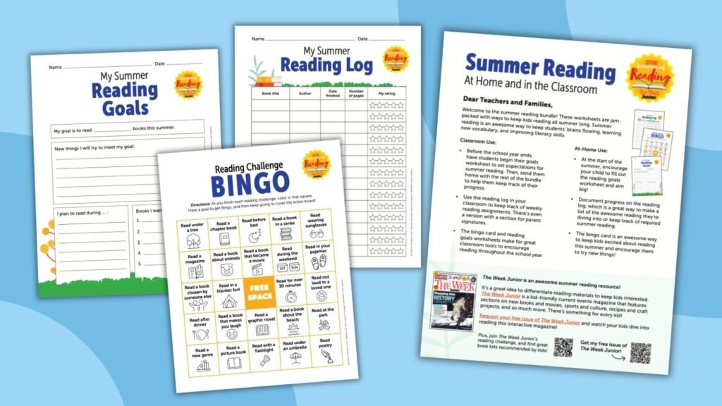 Free Summer Reading Log Bundle